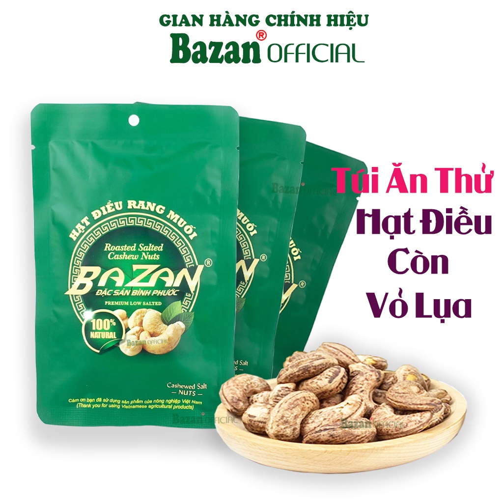 Hạt điều Rang Muối Bazan Bình Phước Nguyên Hạt Dinh Dưỡng A Loại 1 Túi Xanh Nhỏ Shopee Việt Nam 4628