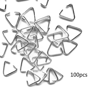 Flgo Cho Tam Giác Mở Nhảy Nhẫn 100 Chiếc Sắt Pinch Bails Mặt Dây Chuyền Móc Treo Kết Nối B