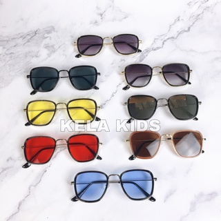 Kính Râm Thời Trang Người Lớn Và Trẻ Em Từ 12 Tuổi Trở Lên Gọng Kim Loại Chống UV Phong Cách Hàn Quốc 58157