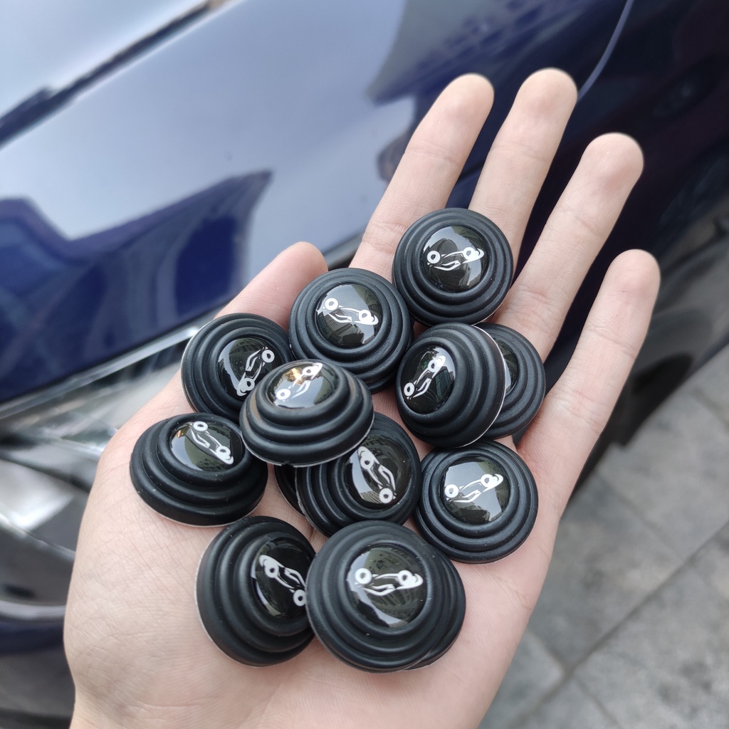 [MỚI] Nút giảm chấn đàn hổi silicone ô tô chống sốc cửa, đệm cao su chống va đập bảo vệ cửa, capo, cốp xe oto