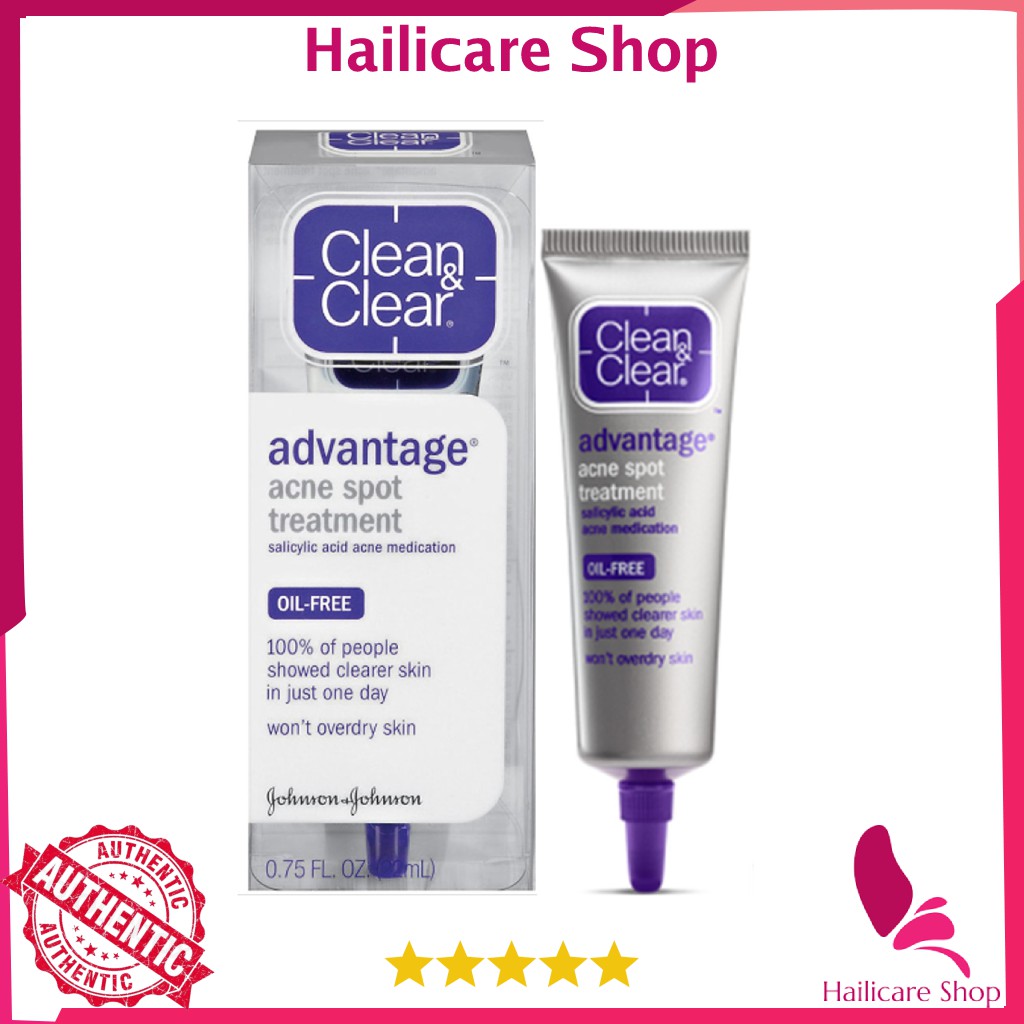 Gel Clean And Clear Advantage Advantage Acne Spot Treatment Shopee Việt Nam 0438