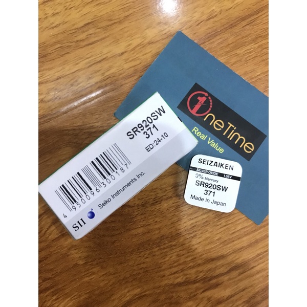 Hộp 10 viên pin đồng hồ Seizaiken SR920SW G6 AG6 LR920 371 SR920 171 ...