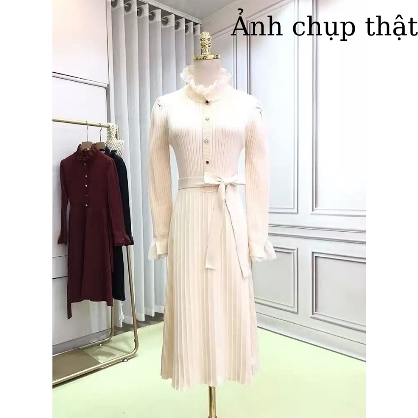 Váy len - Đầm nữ chất len cao cấp hàng Quảng Châu(có ảnh và clip thật)