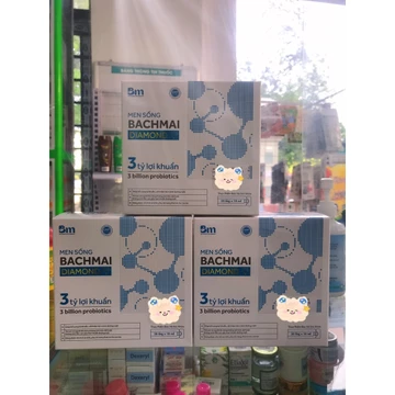 Men sống BẠCH MAI chứa 3 tỷ lợi khuẩn giúp bổ sung lợi khuẩn, cải thiện hệ vi sinh đường ruột