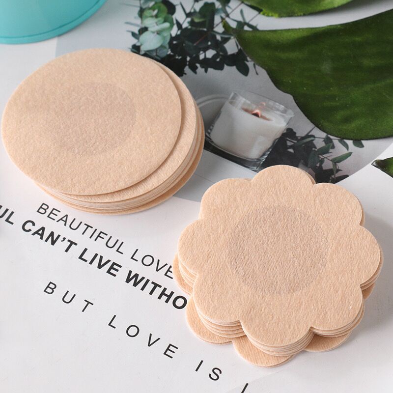 60 Miếng Dán Ti Giấy Cao Cấp Đi Biển Thoải Mái Nhỏ Gọn Tiện Lợi Thay Áo Ngực Chichi Bra 307