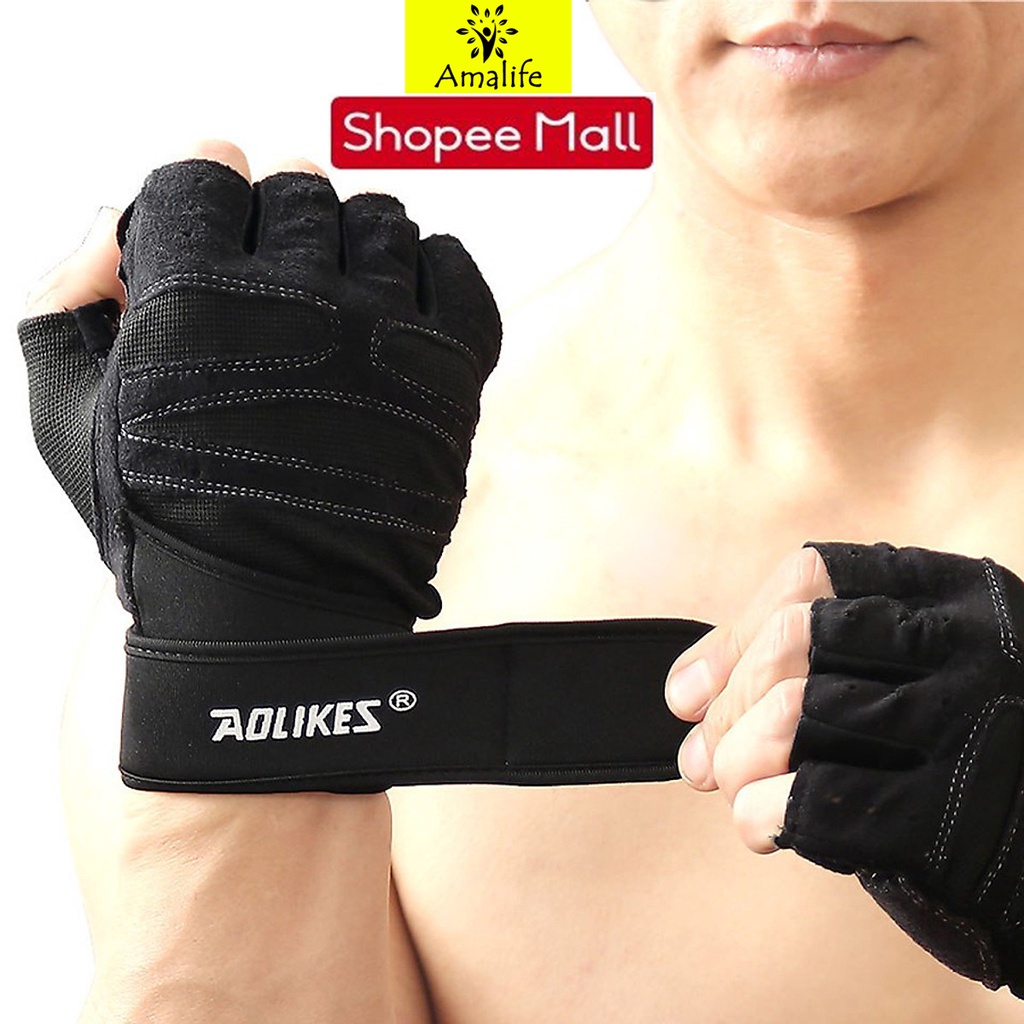 Ảnh Găng Tay Tập Gym AL109 A109 Tập Thể Hình Tập Thể Thao Tập Yoga Cao Cấp - Chính Hãng Aolikes 1