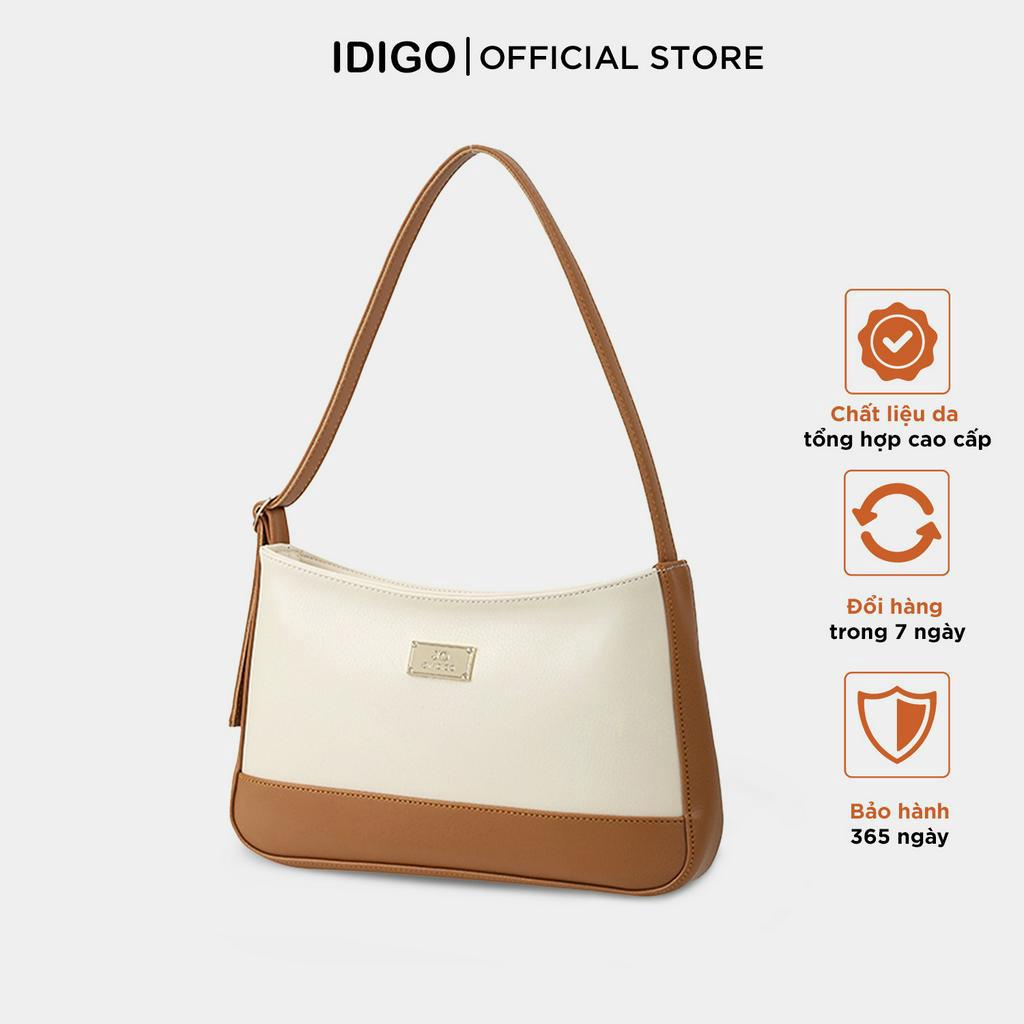 Túi da đeo vai nữ dáng chữ nhật phối màu JO BY IDIGO FB2-2001-00