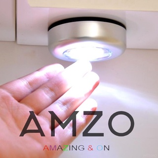 AMZO_BÓNG ĐÈN LED DÁN TƯỜNG THÔNG MINH 3 BÓNG TRANG TRÍ TỦ QUẦN ÁO, NHÀ BẾP STICK TOUCH LAMP