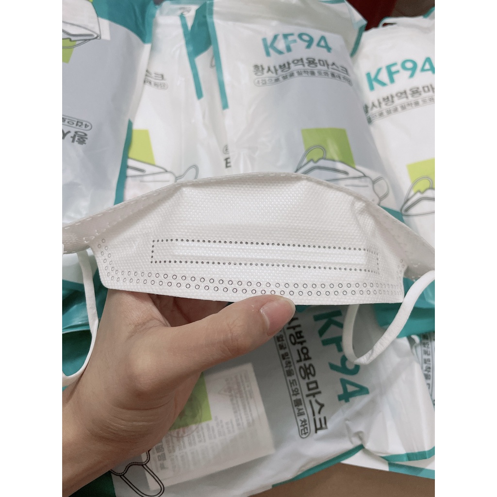 Khẩu trang KF94 chống bụi mịn pm2.5 xuất Hàn Quốc (gói 10 chiếc)