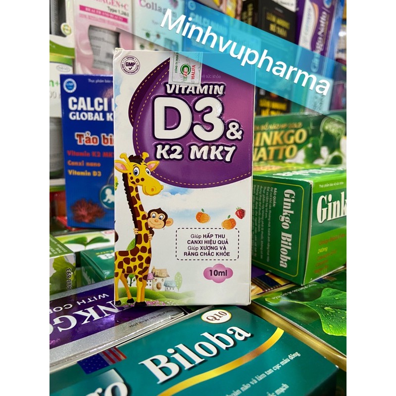 Vitamin D3 K2 MK7 nhỏ giọt (lọ 10ml) | Shopee Việt Nam