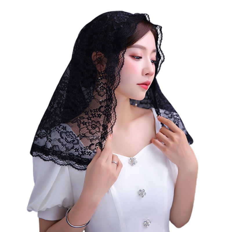 YOI Ren Mantilla Nhà thờ Công giáo Khăn che đầu cho cô dâu