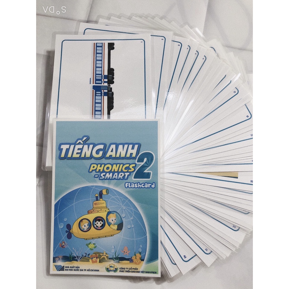Bộ Thẻ Flashcard Smart Phonics 1 - 2 - 3 - Thẻ Tiếng Anh thiết kế 2 mặt ...