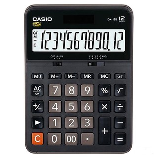 Máy Tính Casio DX-12B Màn Hình Lớn - Tích Hợp Phím Tính Lãi MU, GT Cho Thu Ngân, Chủ Shop