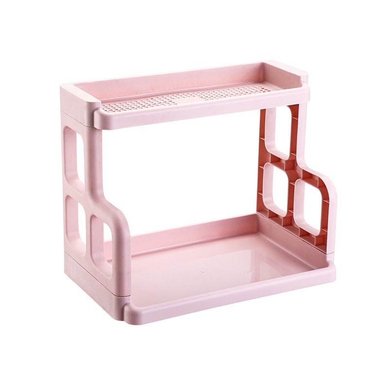 Kệ đựng gia vị đa năng AMIZIN Kệ đựng gia vị nhà bếp 2 tầng nhựa cao cấp giá rẻ