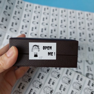 Set 90 Tem dán niêm phong dễ thương open me kích thước 35x22mm, mẫu ngẫu nhiên