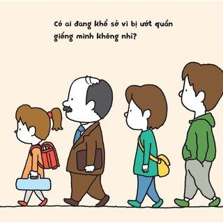 Sách Ehon Nhật Bản - Mình bị ướt quần chút xíu lúc đi tè