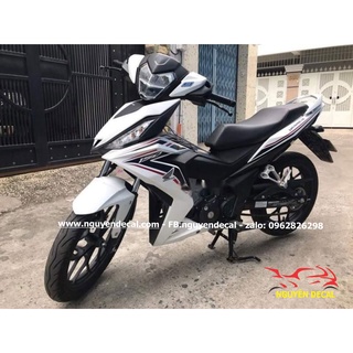 Tem xe winner v1 zin đỏ trắng xanh