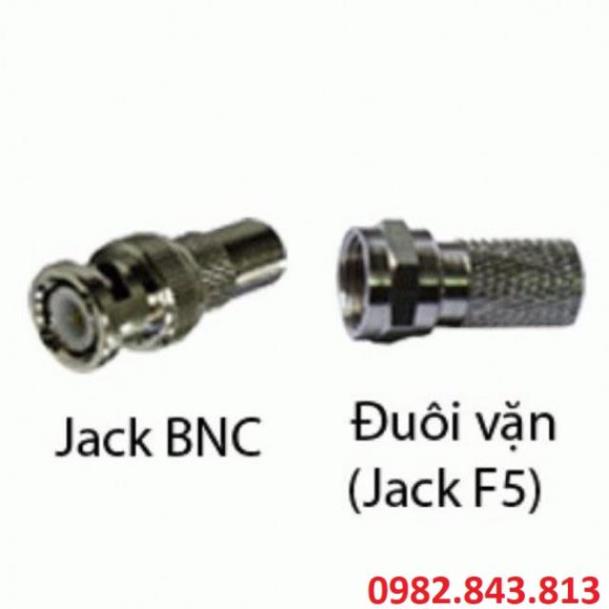 Jack camera BNC+F5 (100 cái),kết nối camera analog với đầu ghi hình ...