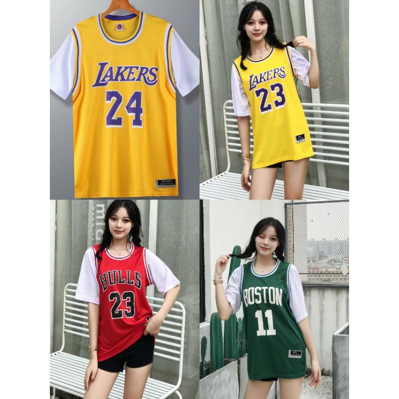 Áo Bóng Rổ Nữ Có Tay 2 Lớp Swingman | Shopee Việt Nam