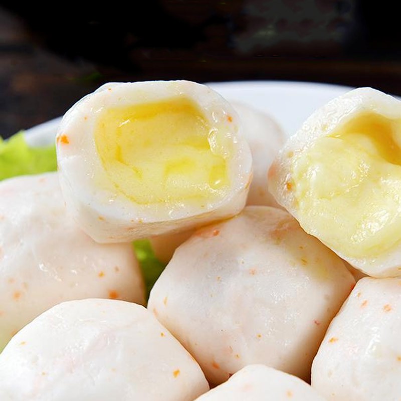 CB Bánh Bao Hải Sản Cá Viên Nhân Phô Mai Malaysia Thả Lẩu