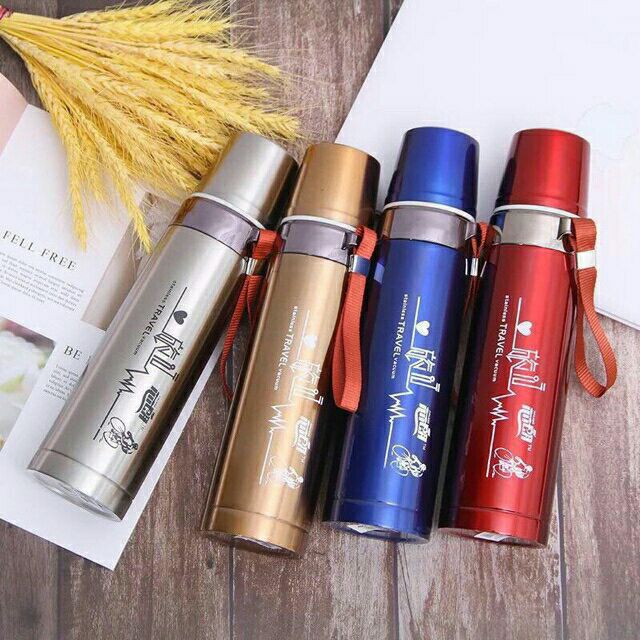 (Xả kho) Bình giữ nhiệt INOX cao cấp 800ml (clip thật)