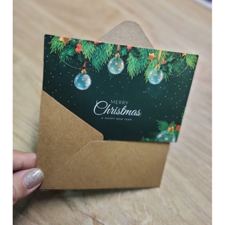 Thiệp Noel (Bộ Thiệp gồm 1 thiệp, 1p.bì, 1 Tem)