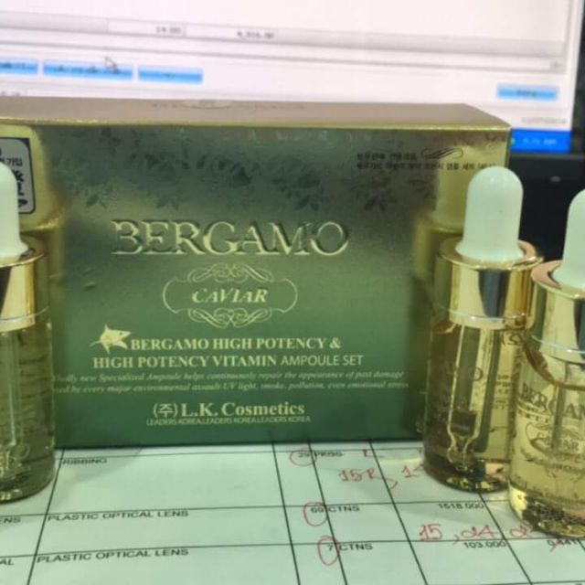 Serum Bergamo caviar Hàn Quốc ( chính hãng 100%) | Shopee Việt Nam
