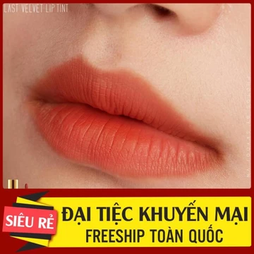 Son Kem Lì BBIA Last Velvet Lip Tint 12 - Cam Cháy Chuẩn Auth 100% new xịn 💄