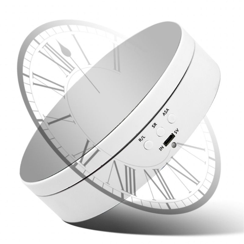 3  Electric Rotating Display Stand Mirror Turntable Jewelry Holder