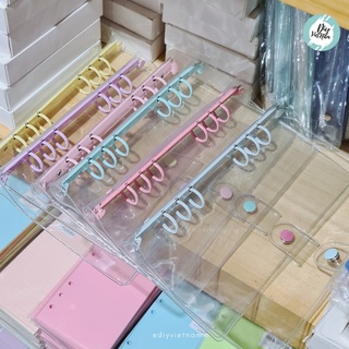 VỎ PLANNER TRONG SUỐT CÒNG MÀU