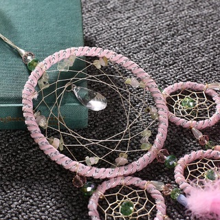 Hạt giọt nước pha lê nhựa trắng trong góc cạnh lấp lánh, hạt trang trí dreamcatcher handmade Pinky Shop mã HPLN1