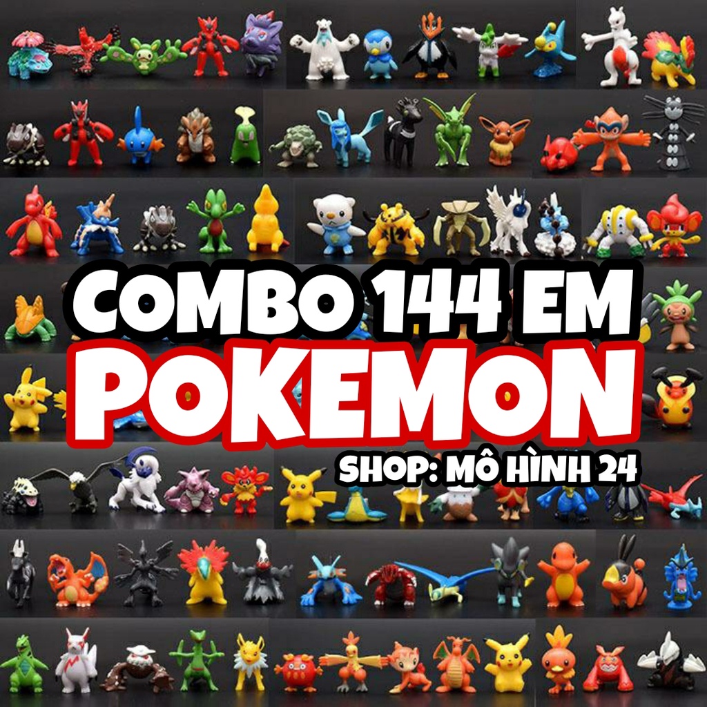 Mô hình pokemon trang trí bàn học bàn làm việc - trang trí tiểu ...