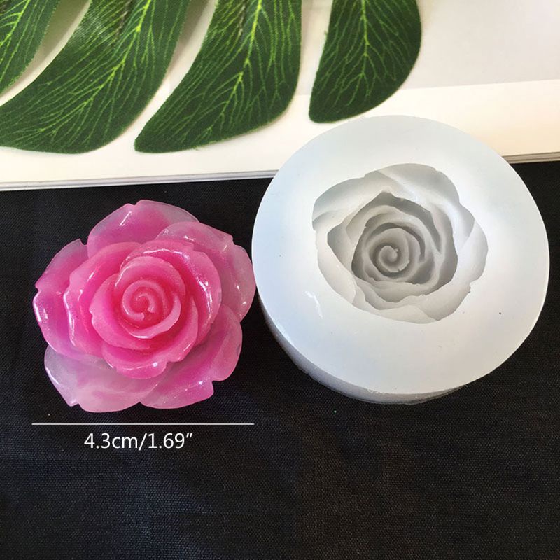 Flgo Diy Crystal Epoxy Resin Daisy Lotus Camellia Khuôn Silicon Trang Trí Nhà Cửa