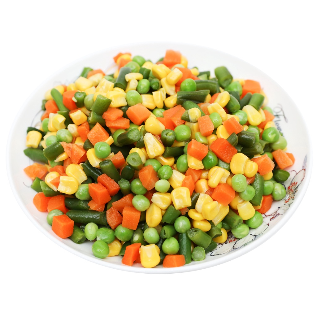 Rau củ hỗn hợp tiện lợi làm cơm chiên, soup,...