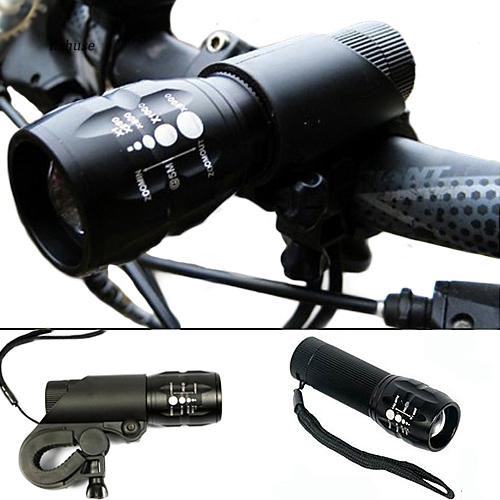 Đèn pin bóng LED Q5 độ sáng 240 lumen kèm giá đỡ gắn xe đạp | Shopee ...
