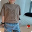 Áo cộc tay in hình chú gấu siêu ngầu siêu đáng yêu cho bé trai bé gái từ 8 đến 20kg ba màu trắng nâu nâu đất DT1102