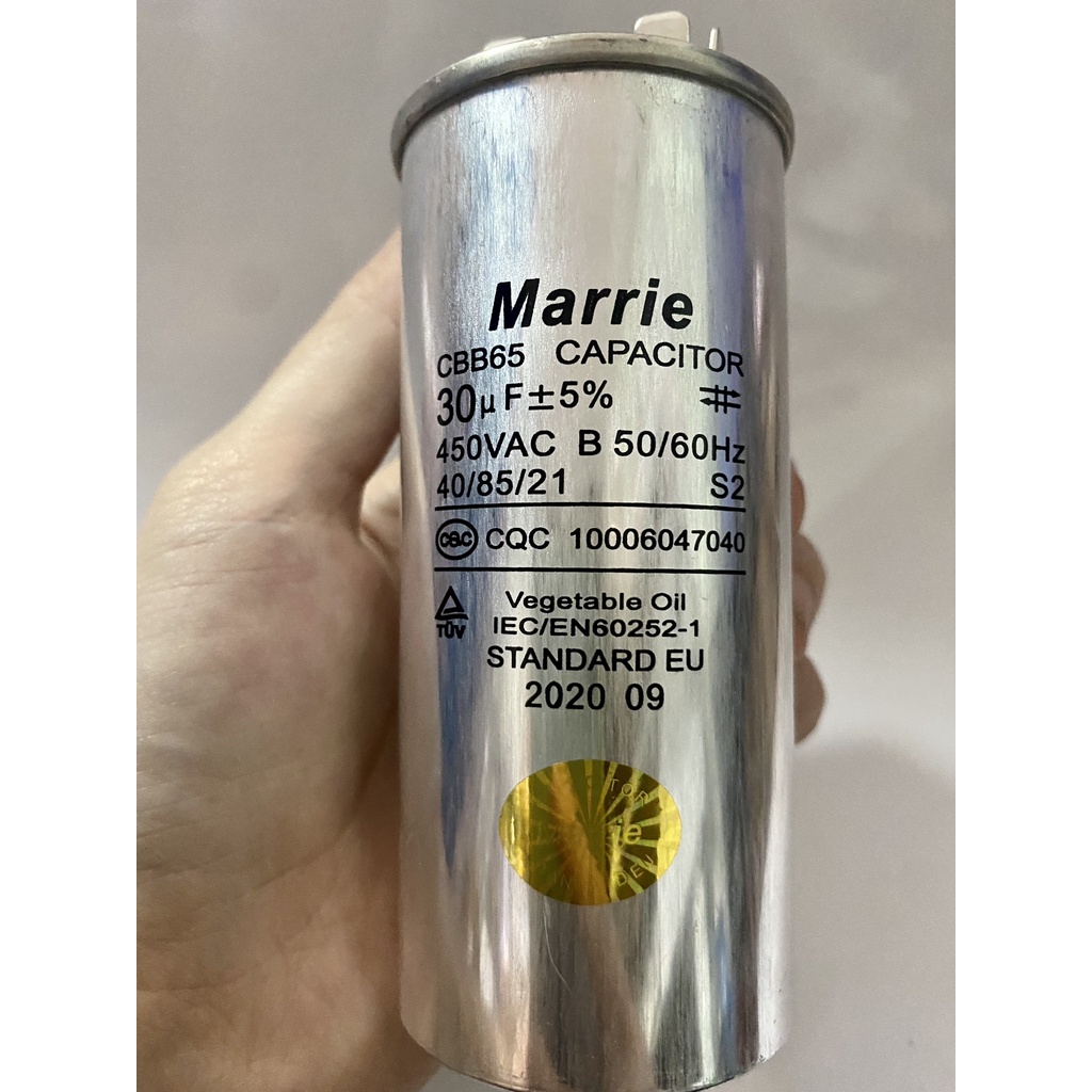 (VTĐL)Tụ điều hòa 12 15 20 25 30 35 40 45 50 60uf dành cho máy lạnh