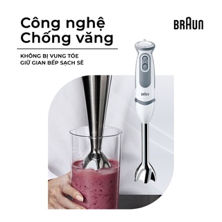 [Hỏa Tốc HCM] Máy xay cầm tay Braun Công suất 1000W 21 tốc độ xay - công nghệ chống văng PowerBell, BH 24 tháng.