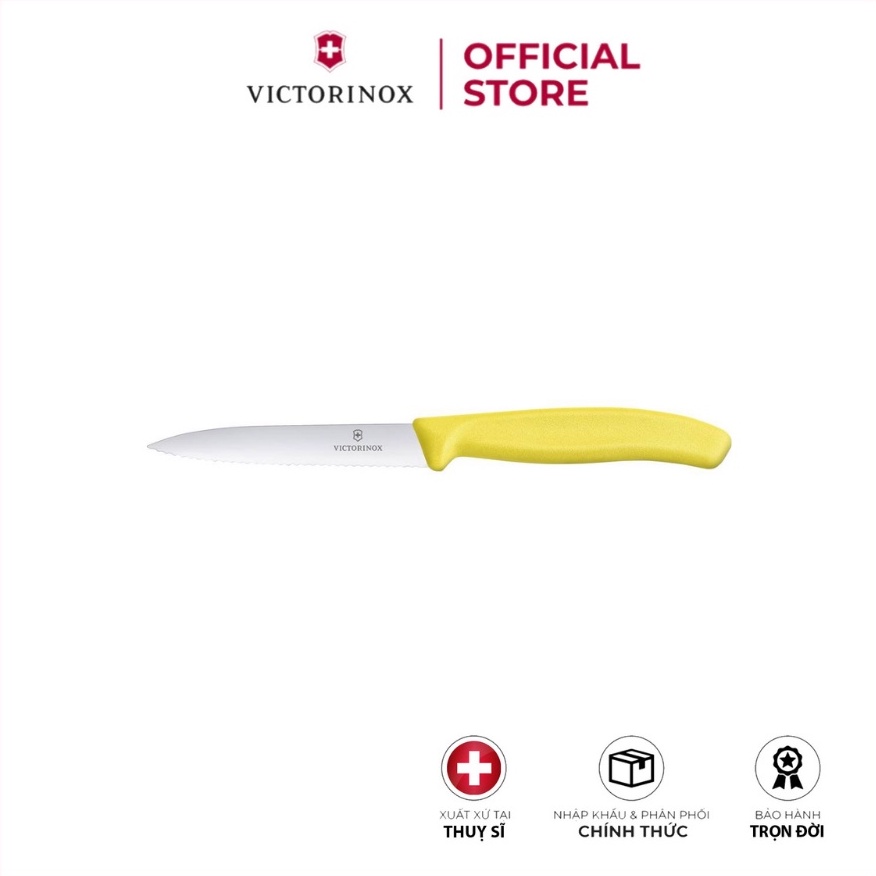 [Mã BMLTB200 giảm đến 100K đơn 499K] Dao bếp Victorinox Swiss Classic Paring Knife màu vàng 10cm 6.7736.L8