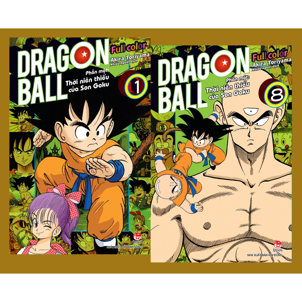 Combo Truyện - Dragon Ball Full Color - Phần 1 ( Tập 1 - Tập 8 ) - NXB ...