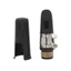Mya Plastic B Flat Clarinet Miệng Nắp Kẹp Dụng Cụ Woodwind (Đen)