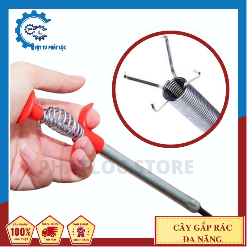 Cây gắp rác thông cống inox siêu tiện lợi 60cm, 90cm, 160cm, 2m, 3m ...