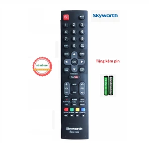 điều Khiển TiVi Skyworth RM-L1359 - tặng kèm pin - Remote Skyworth RM-L1359 smart internet youtube nút ở giữa RM L1379