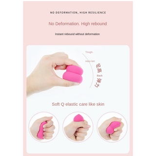 【ALIENBENSON】Bộ 4 Mút Xốp Hình Trứng 10 Màu Không Trơn Và Tróc Chuyên Dùng