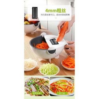 ( xả lỗ)Bộ nạo rau củ quả kèm rổ chậu đang năng