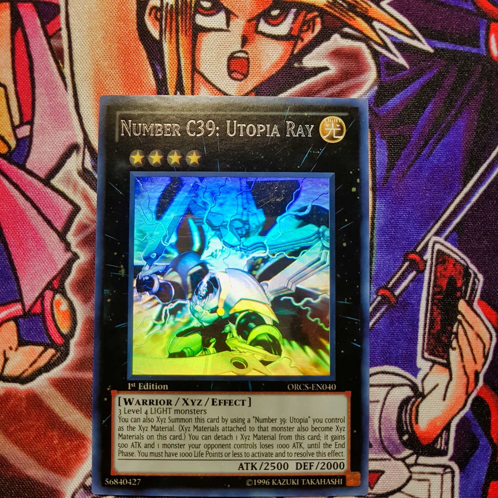 Thẻ bài Yugioh chính hãng | Number C39: Utopia Ray | ORCS Ghost Rare ...