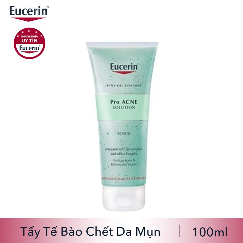Ảnh Eucerin Gel Tẩy Da Chết Da Mụn Eucerin Pro ACNE Solution Scrub 100ml 1