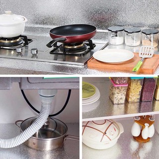 Giấy bạc dán bếp cách nhiệt, giấy dán tường nhà chống thấm dán tủ gỗ