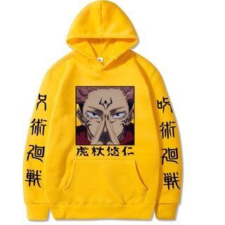 Anime Cửu Âm Chân Kinh Kaisen Áo Hoodie Itadori Harajuku Dạo Phố Hip Hop Áo Nỉ Rời Nam Quần Áo