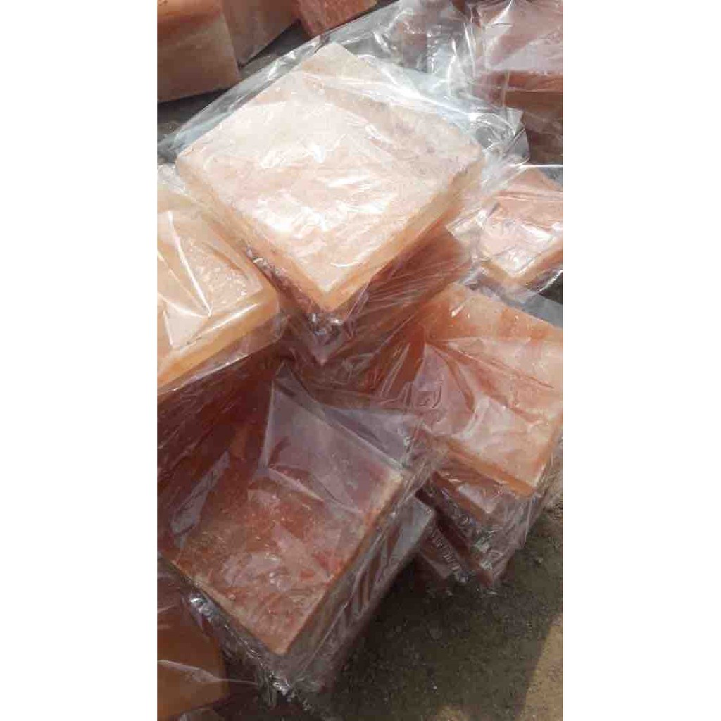 Viên đá muối 5cm (loại thẳng) kích thước 5x20x20 dùng cho spa ,hộp massage và giường đá muối | BigBuy360 - bigbuy360.vn